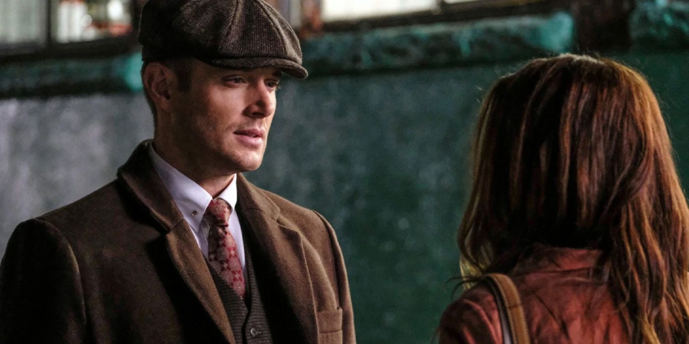Apocalypse Michael (Jensen Ackles) fala com Anael (Danneel Harris-Azles) no episódio 'Supernatural' "Estranho em uma terra estranha."