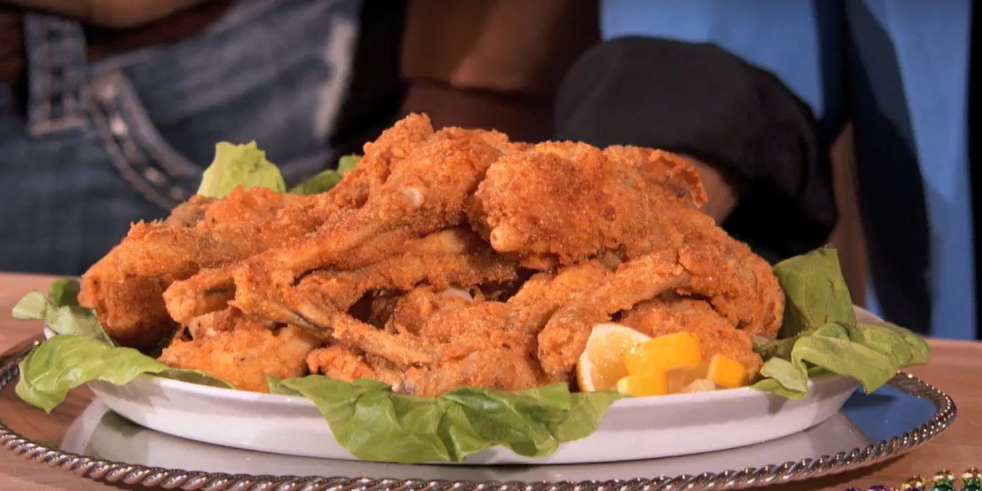 Fried Frog Legs, a dish of Cajun culture featured on Queen Latifah show with Swamp People cast
