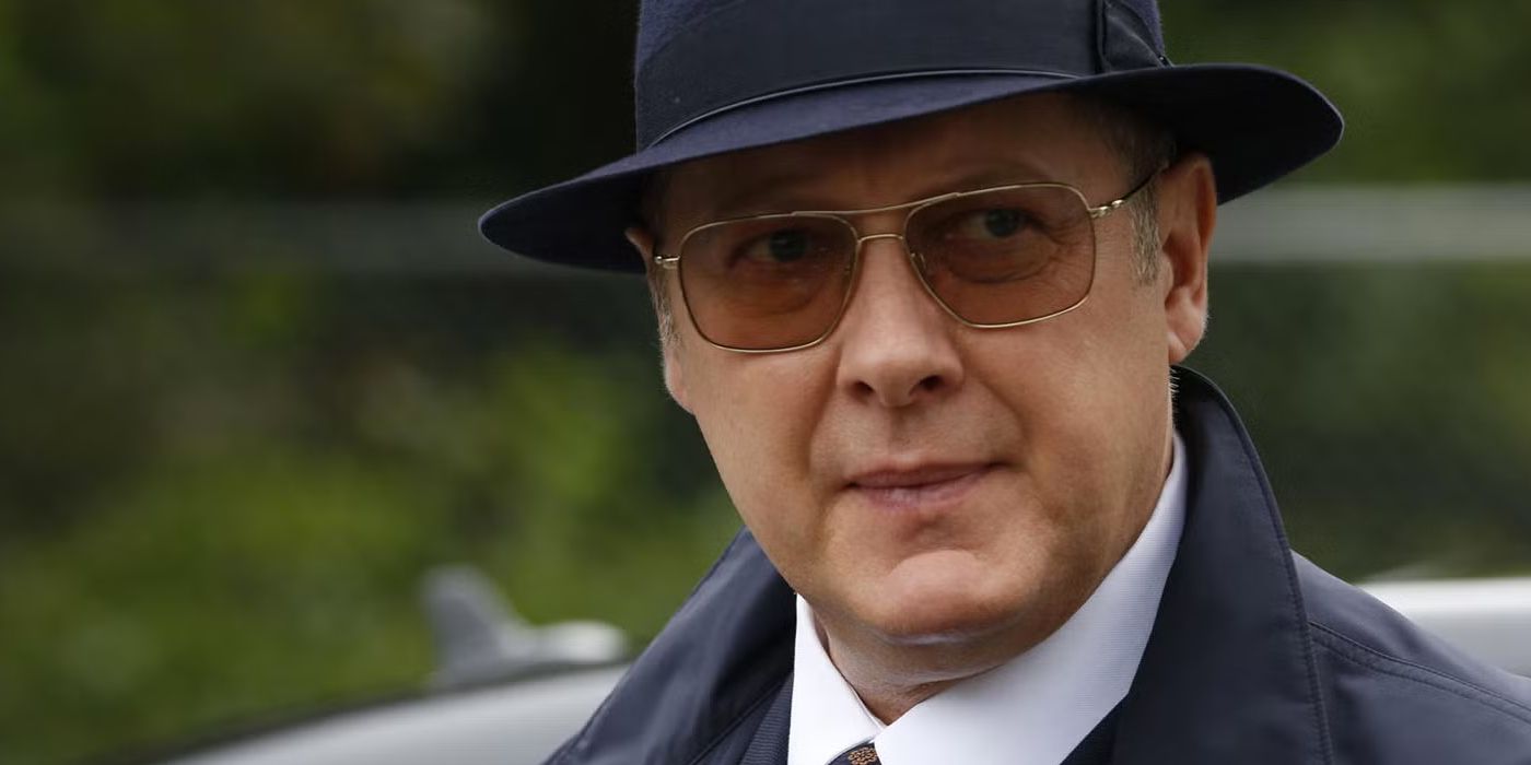 James Spader como vermelho na 'Lista Negra'.