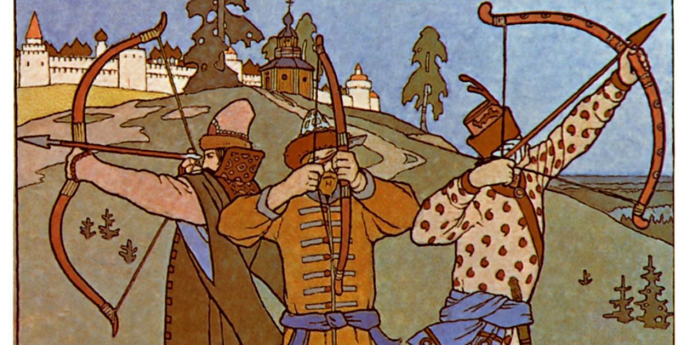 Three princes prepare to lose arrows