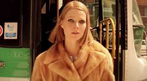 Margot Tenenbaum (Gwyneth Paltrow) walks off bus in 'The Royal Tenenbaums'