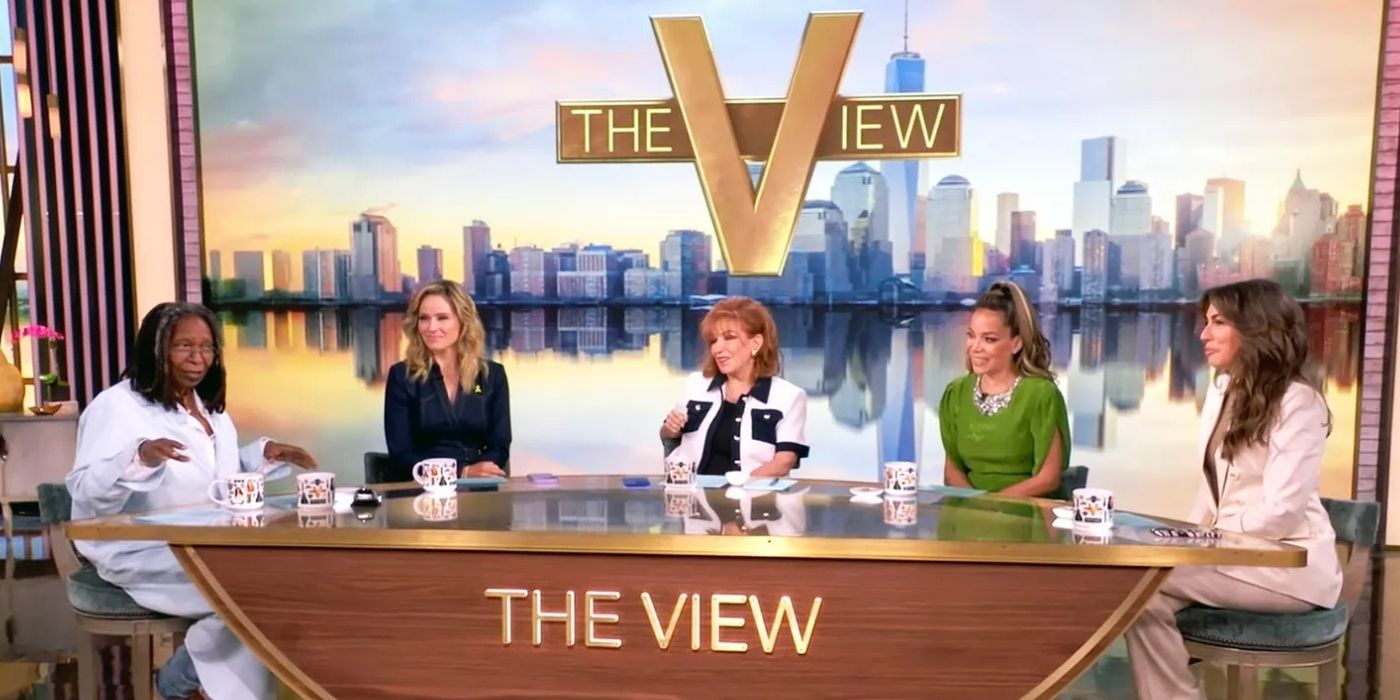 Whoopi Goldberg, Sara Haines, Joy Behar, Sunny Hostin, and Alyssa Farrah Griffin on the panel of 'The View.'