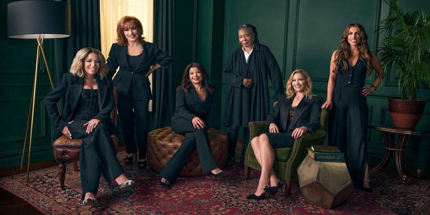 'The View' cohosts in a promo wearing green.