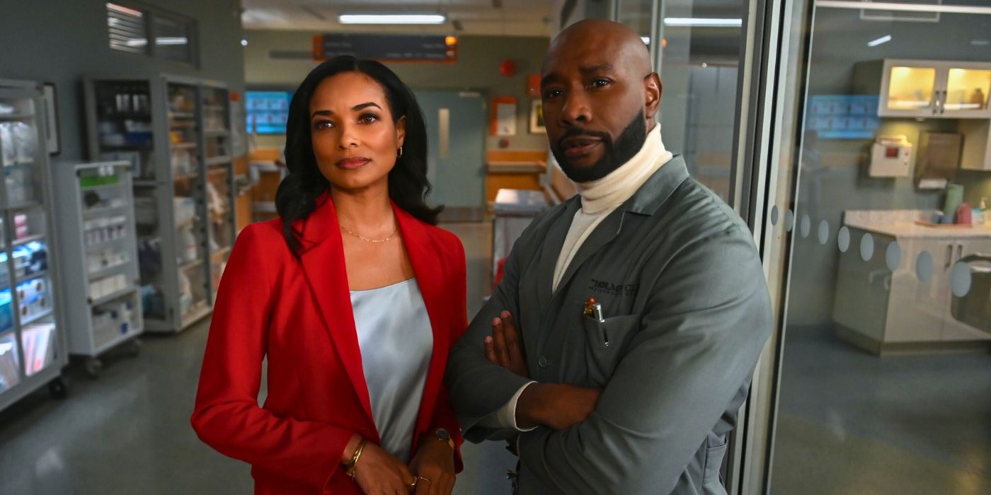 Morris Chestnut and Rochelle Aytes in Watson Season 1, Episode 13