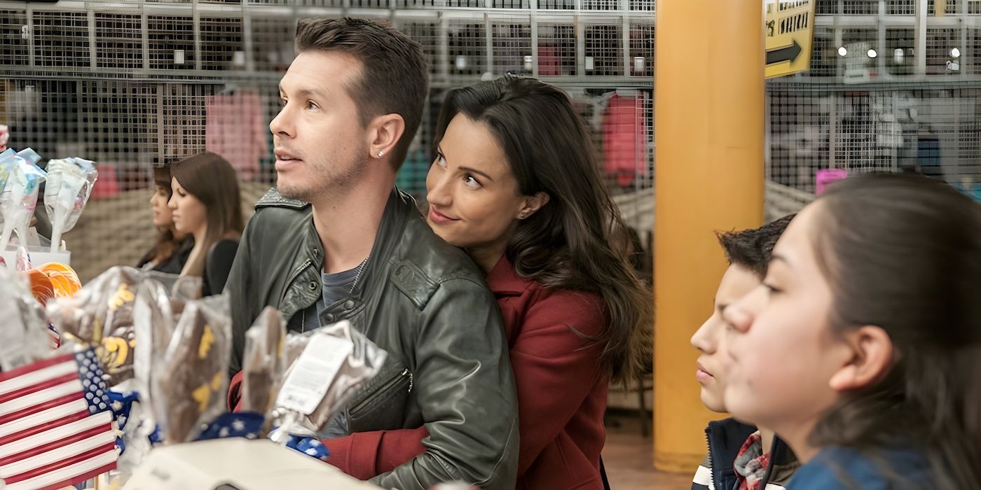 Antonio Dawson (Jon Seda) and Laura Dawson (America Oliva) take in a parade in happier times in Chicago P.D.