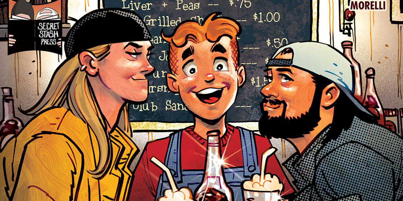One of the 42 different covers to Kevin Smith's Archie Meets Jay and Silent Bob comic book