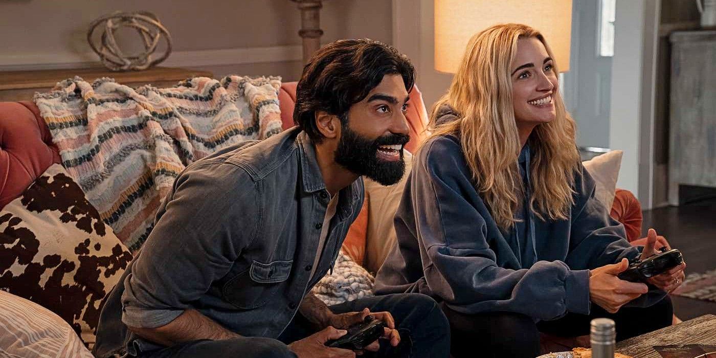 Joe Singh and Georgia Miller playing video games together in Ginny and Georgia Season 3.