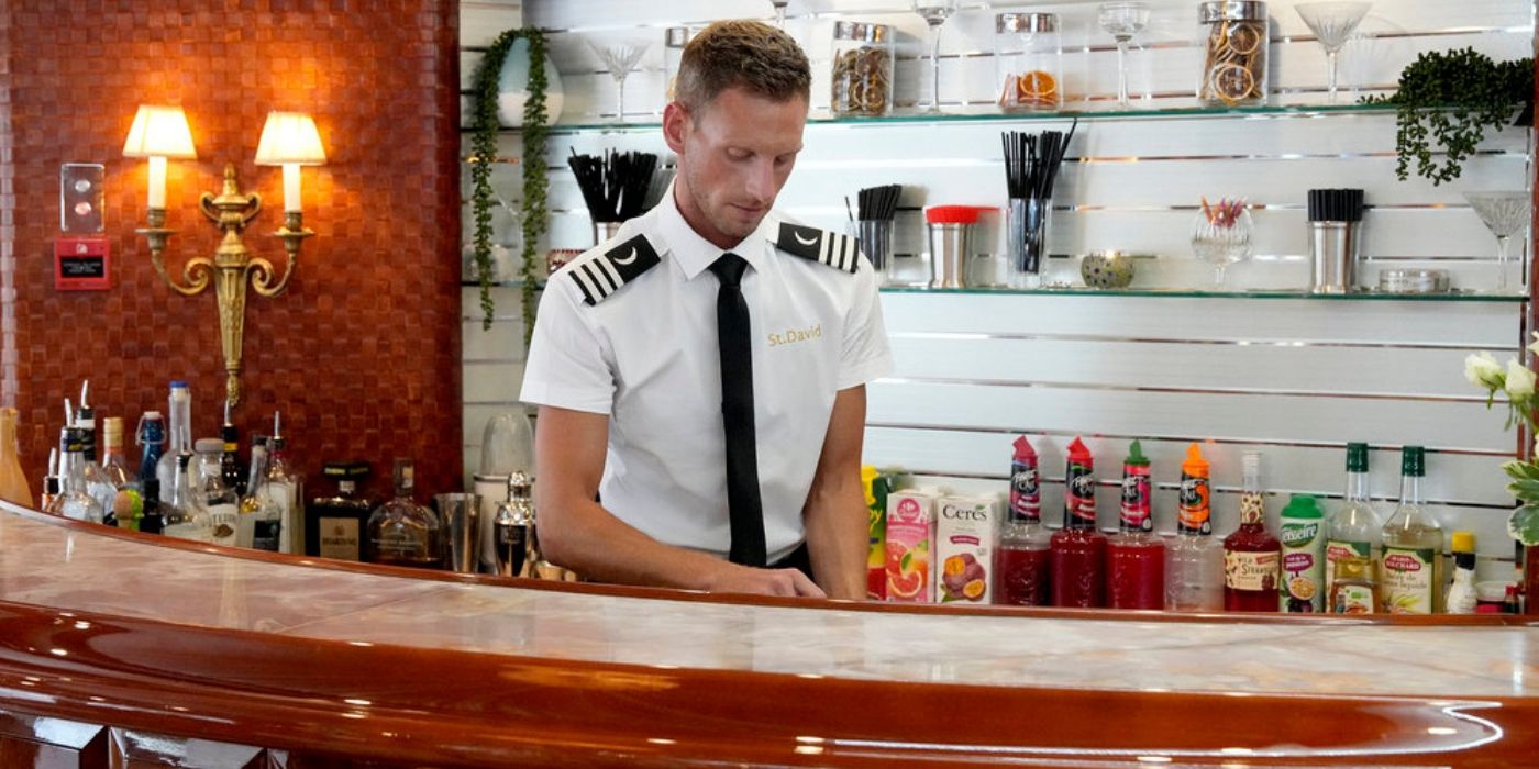 Chief Stew Fraser Olender makes drinks on 'Below Deck' Season 12.