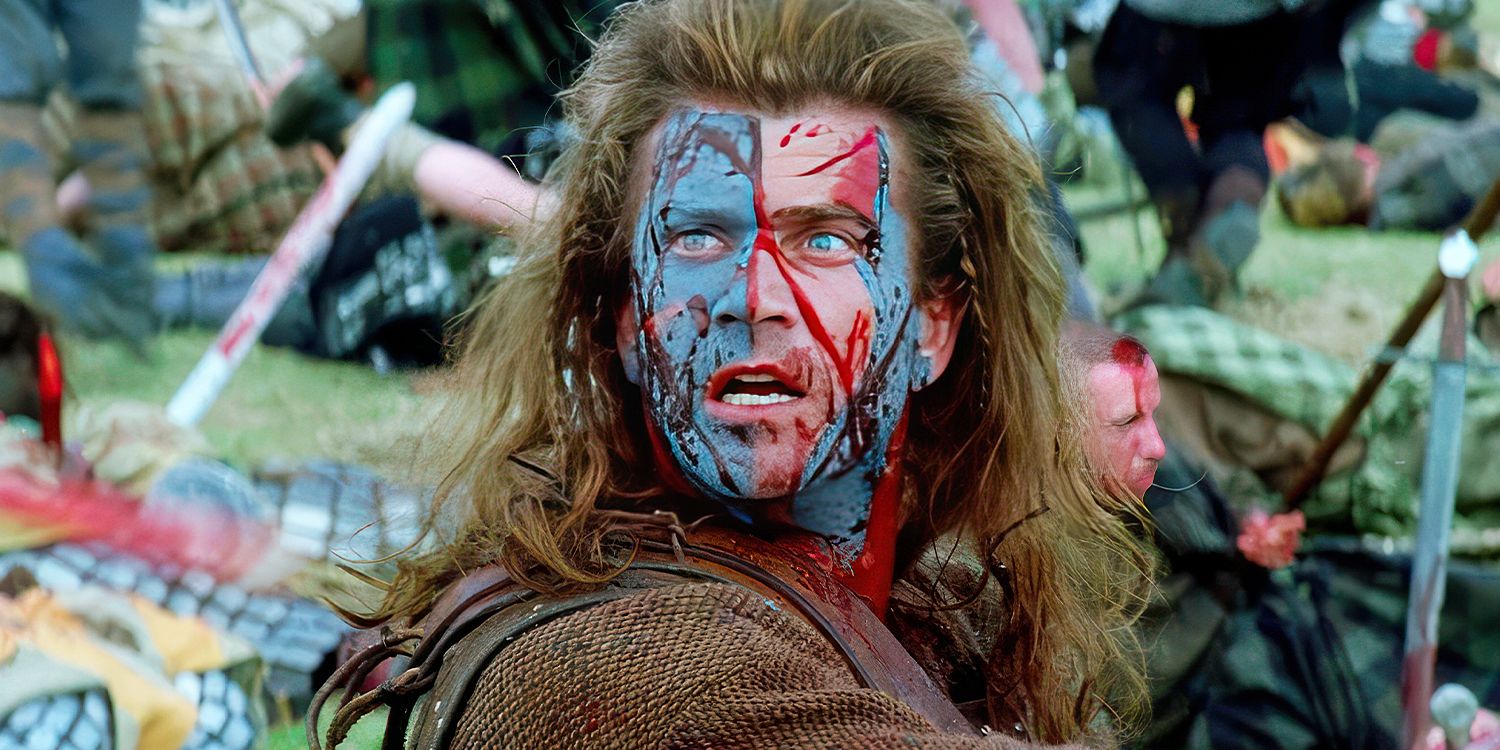 Mel Gibson Braveheart'ta William Wallace olarak