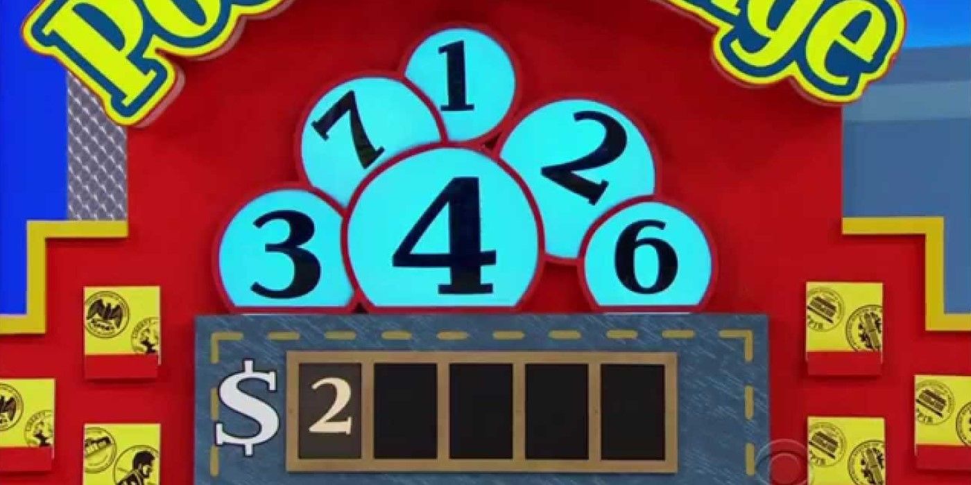 Closeup of the Pocket Change gameboard from The Price is Right.
