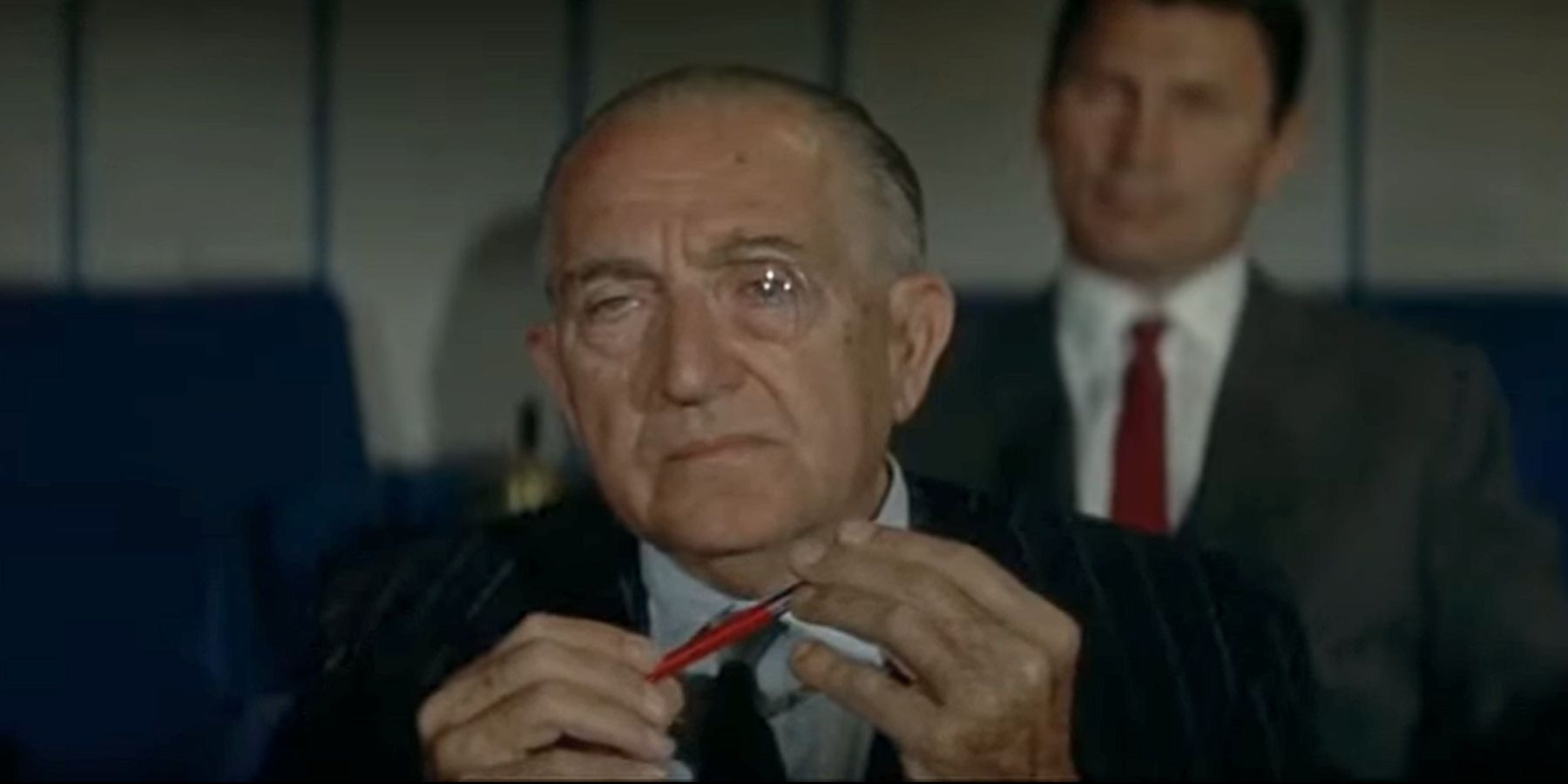 Fritz Lang appearing as himself in the Jean-Luc Gogard movie Contempt