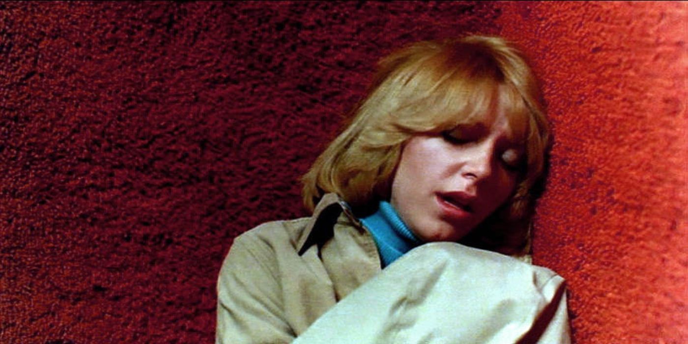 Image of Francine (Gaylen Ross) having a nightmare at the start of 'Dawn of the Dead' (1978).