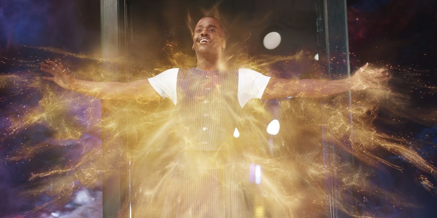 NCUTI GATWA Regenerando no final da 2ª temporada Doctor Who.