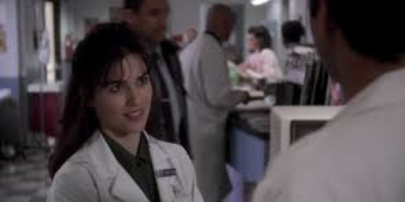Holly Gagnier as medical student Tracy Young on 'ER.'