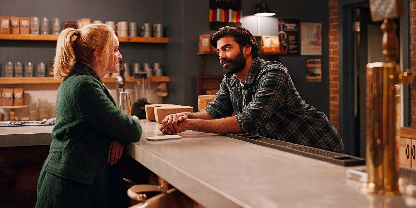 Georgia Miller and Joe Singh standing at the Blue Farm together in Ginny and Georgia Season 1.
