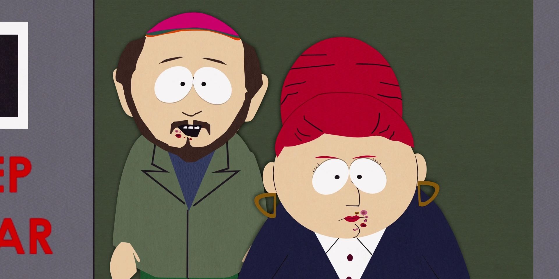 Gerard e Sheila em 'South Park'