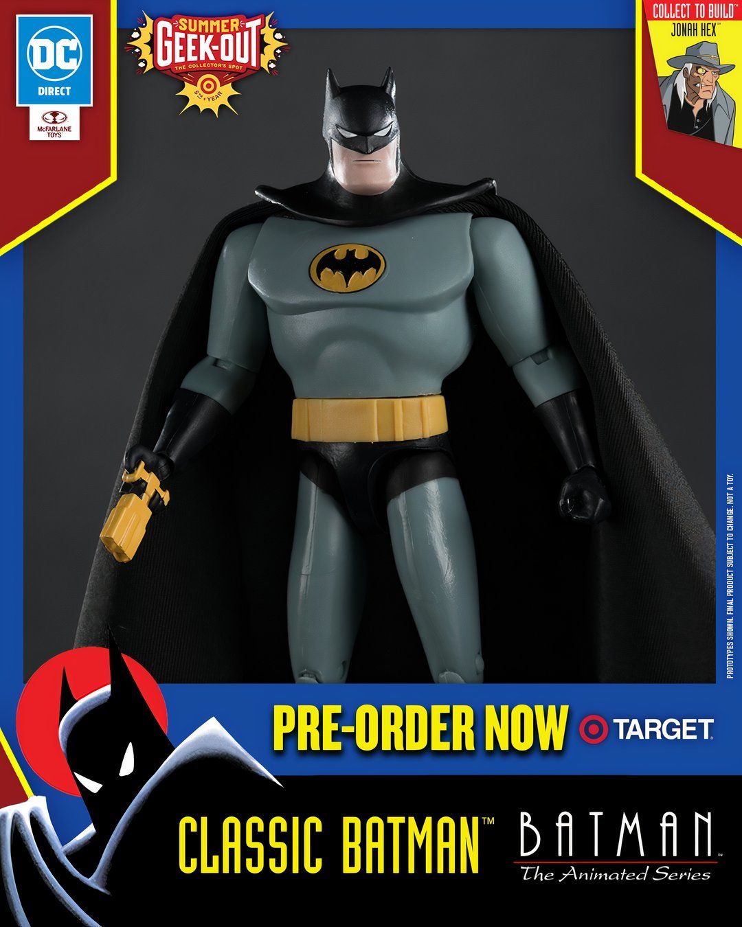 (BATMAN The Animated Series Ver.) 1000％ Classic Animated Batman Figure Coming Soon from McFarlane Toys