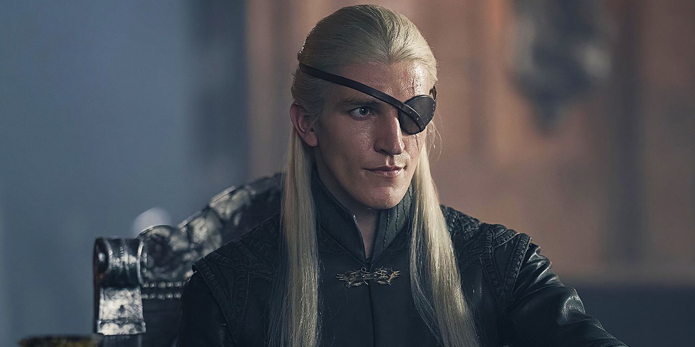 Ewan Mitchell as Aemond Targaryen in House of the Dragon