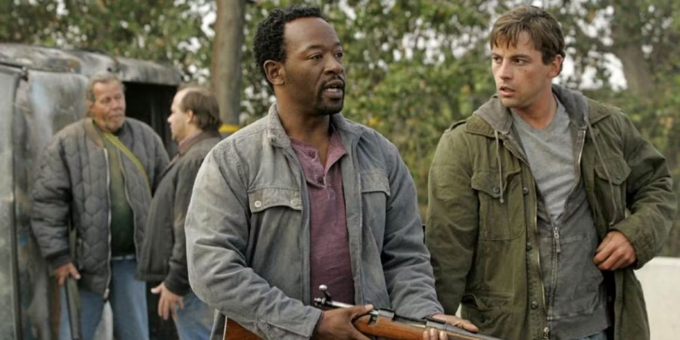 Lennie James and Skeet Ulrich in the CBS series 'Jericho'