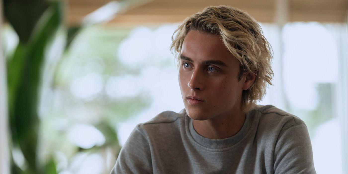 Joseph Zada as Johnny Sinclair looking to the side in 'We Were Liars'.