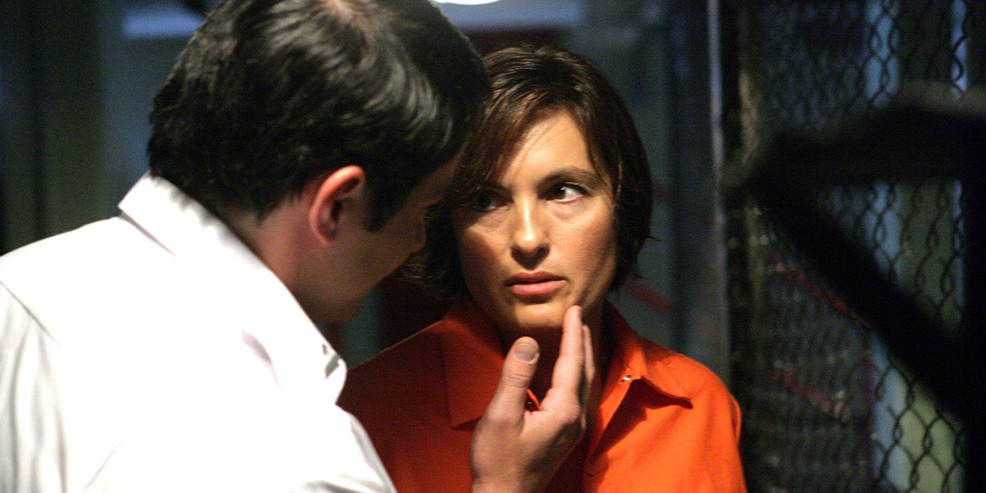 Johnny Messner and Mariska Hargitay in Law & Order: SVU Season 9's "Undercover" in Law & Order: SVU Season 9's "Undercover"