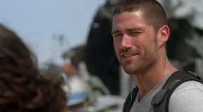 Matthew Fox as Jack Shephard smiling in Lost.
