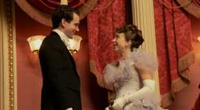 Billy Carlton (Matt Walker) and Gladys (Taissa Farmiga) in The Gilded Age Season 3
