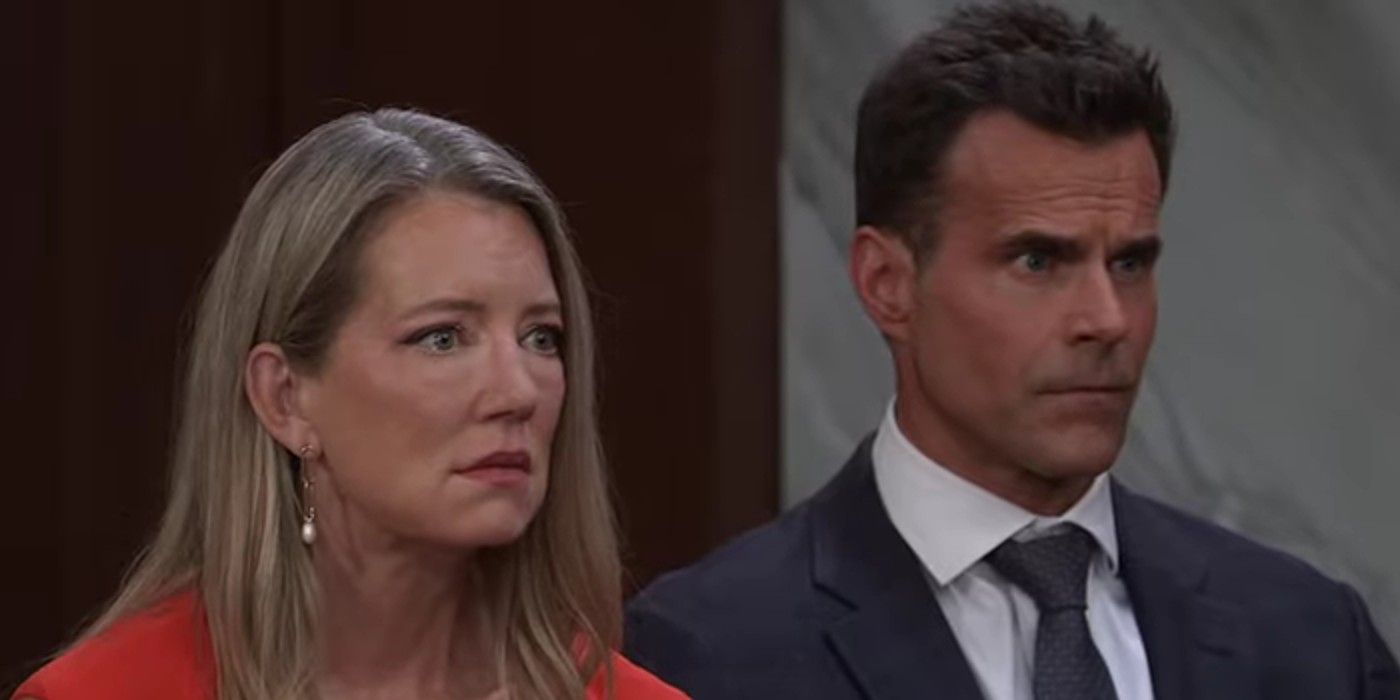 Cynthia Watros and Cameron Mathison as Nina and Drew on General Hospital