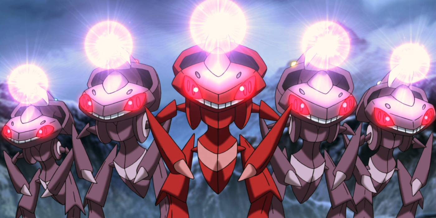Cinco genesect, um brilhante, prepare -se para atacar