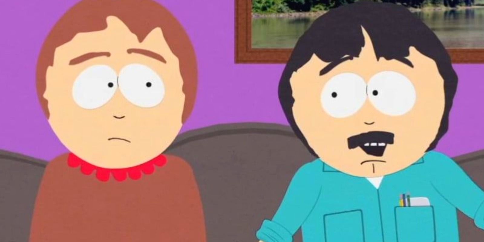 Sharon e Randy em 'South Park'