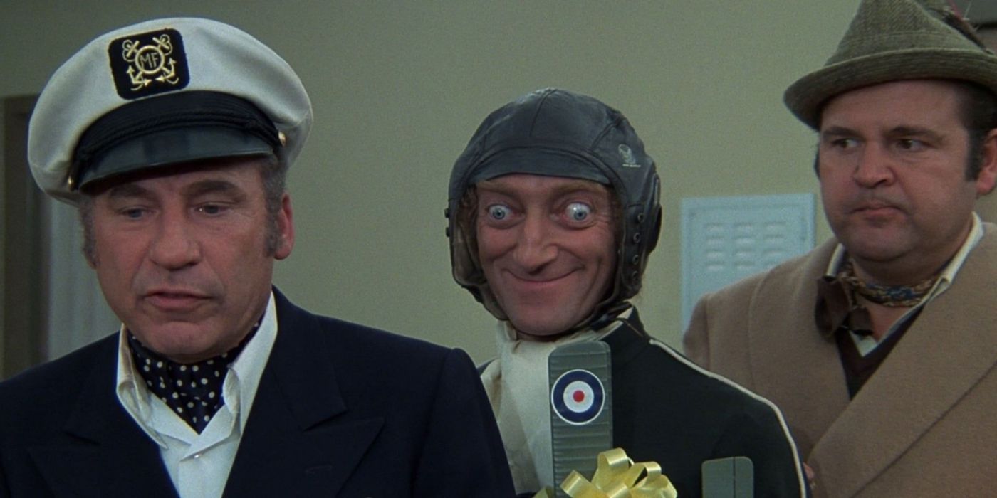 Mel Brooks, Marty Feldman, and Dom DeLuise in 'Silent Movie'