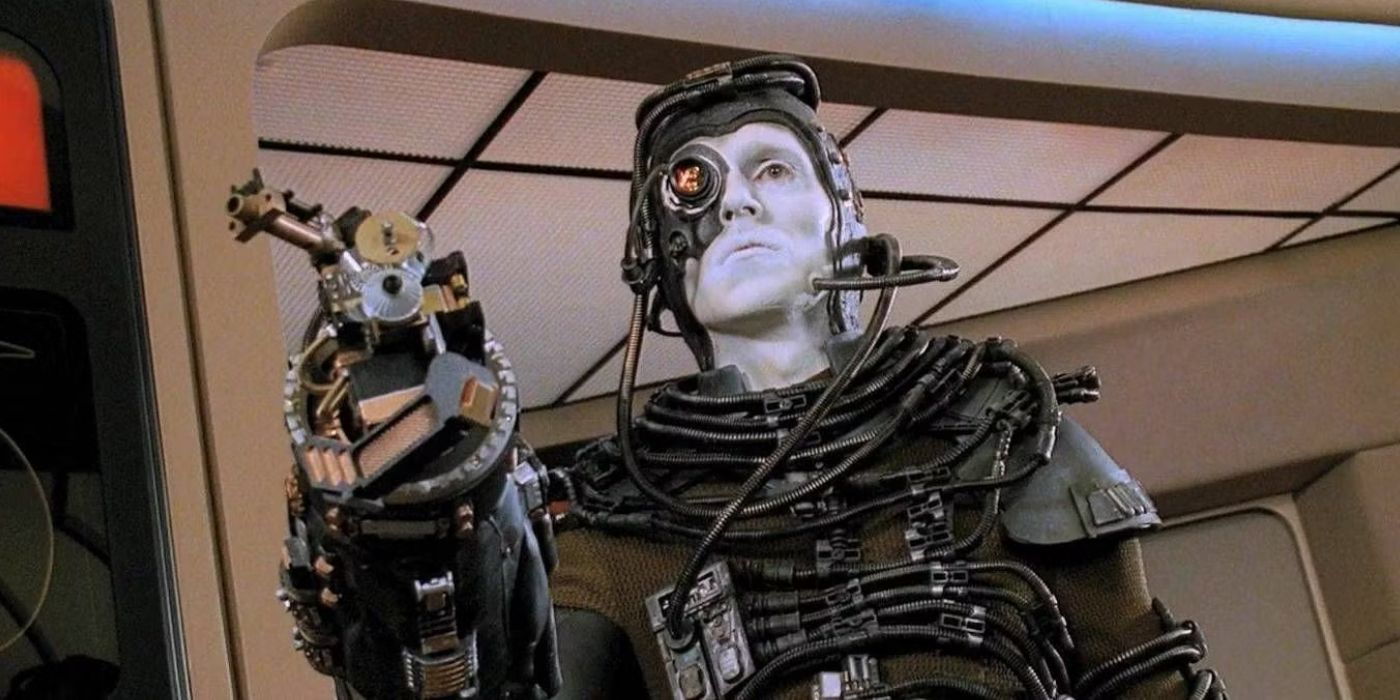 The Borg make their debut on 'Star Trek: The Next Generation.'