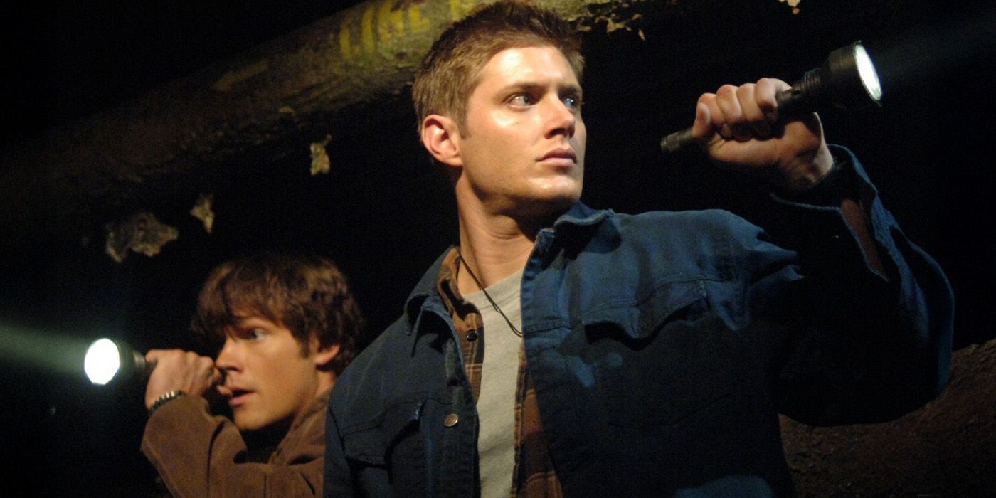 Jared Padalecki and Jensen Ackles in the Supernatural episode "Skin"