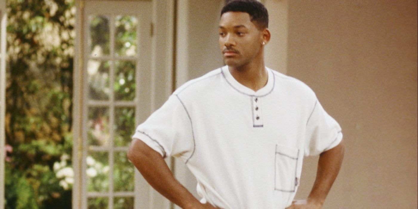 Will with his hands on his hips looking sad in The Fresh Prince of Bel-Air.
