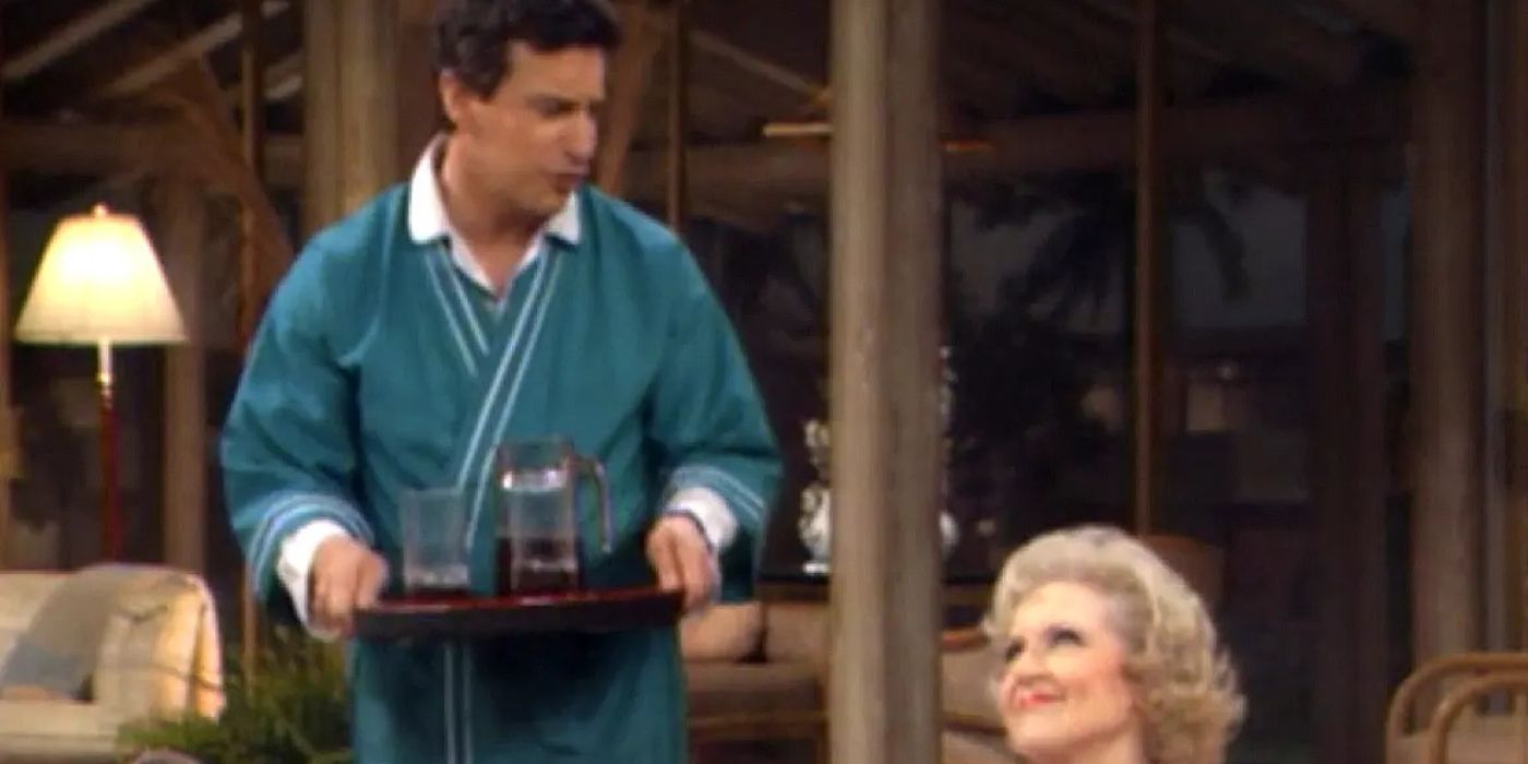 Charles Levin as Coco in the pilot of 'The Golden Girls.'