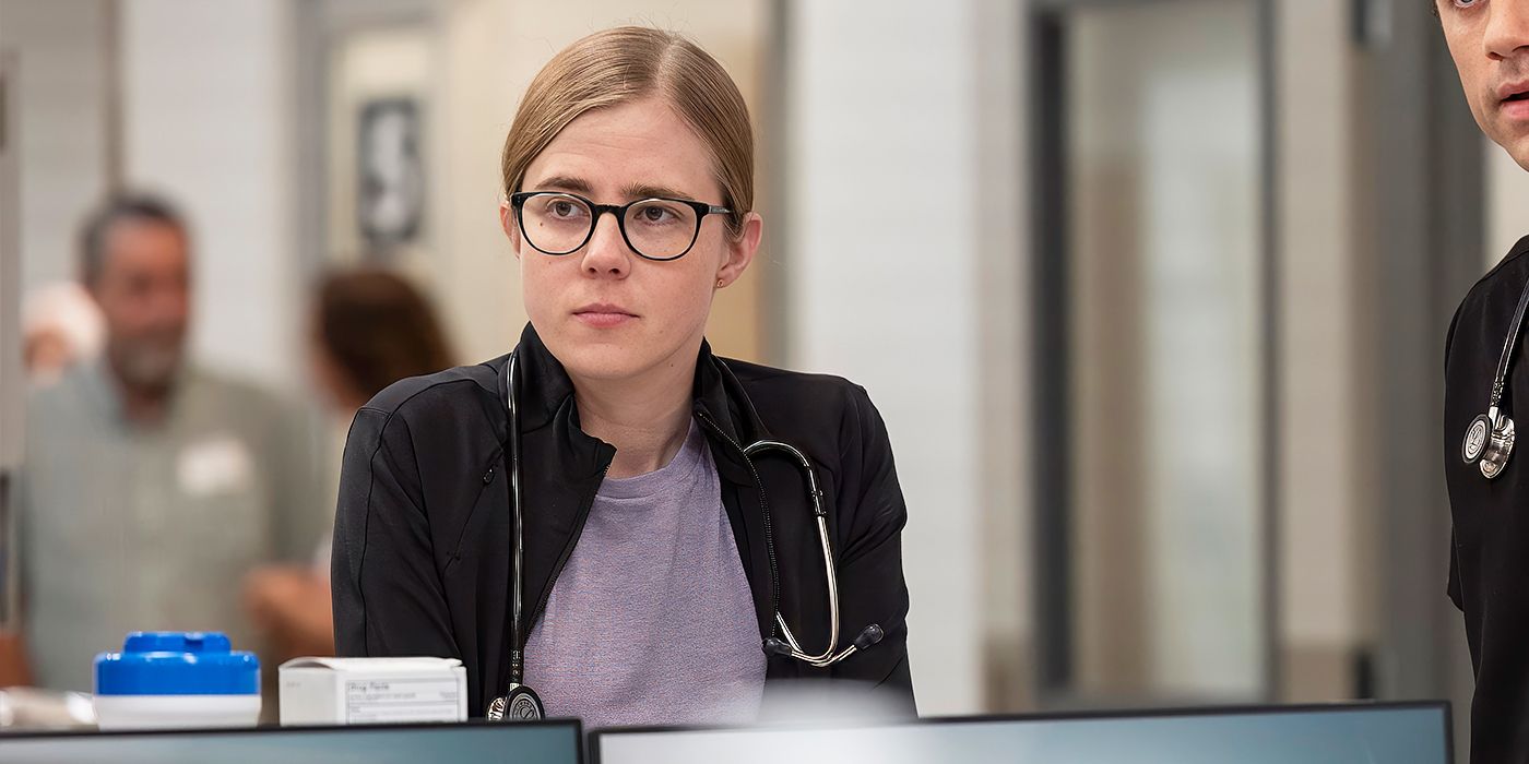 Taylor Dearden as Dr. Mel King in The Pitt Season 2