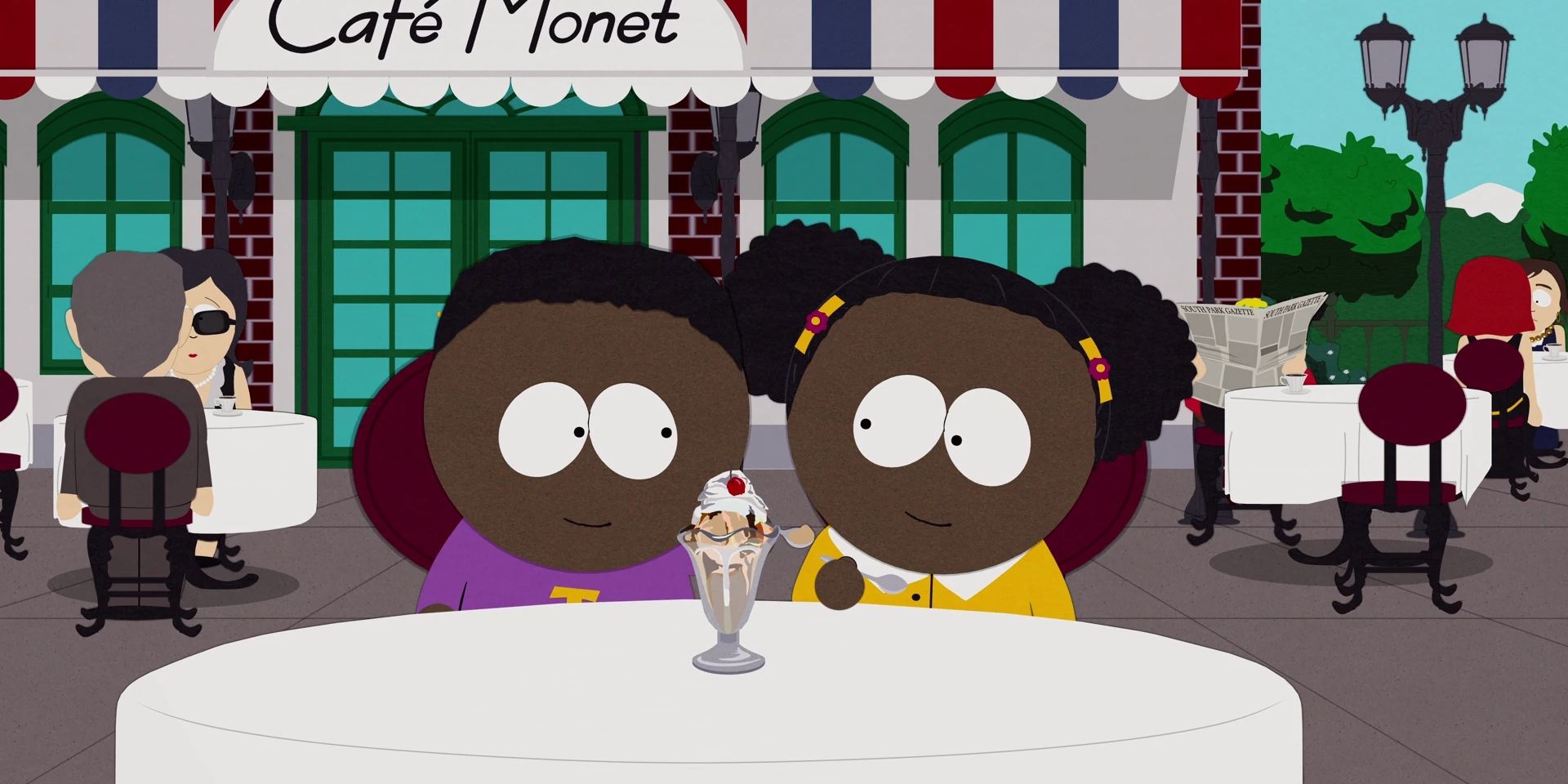 Tolkien e Nichole em 'South Park'