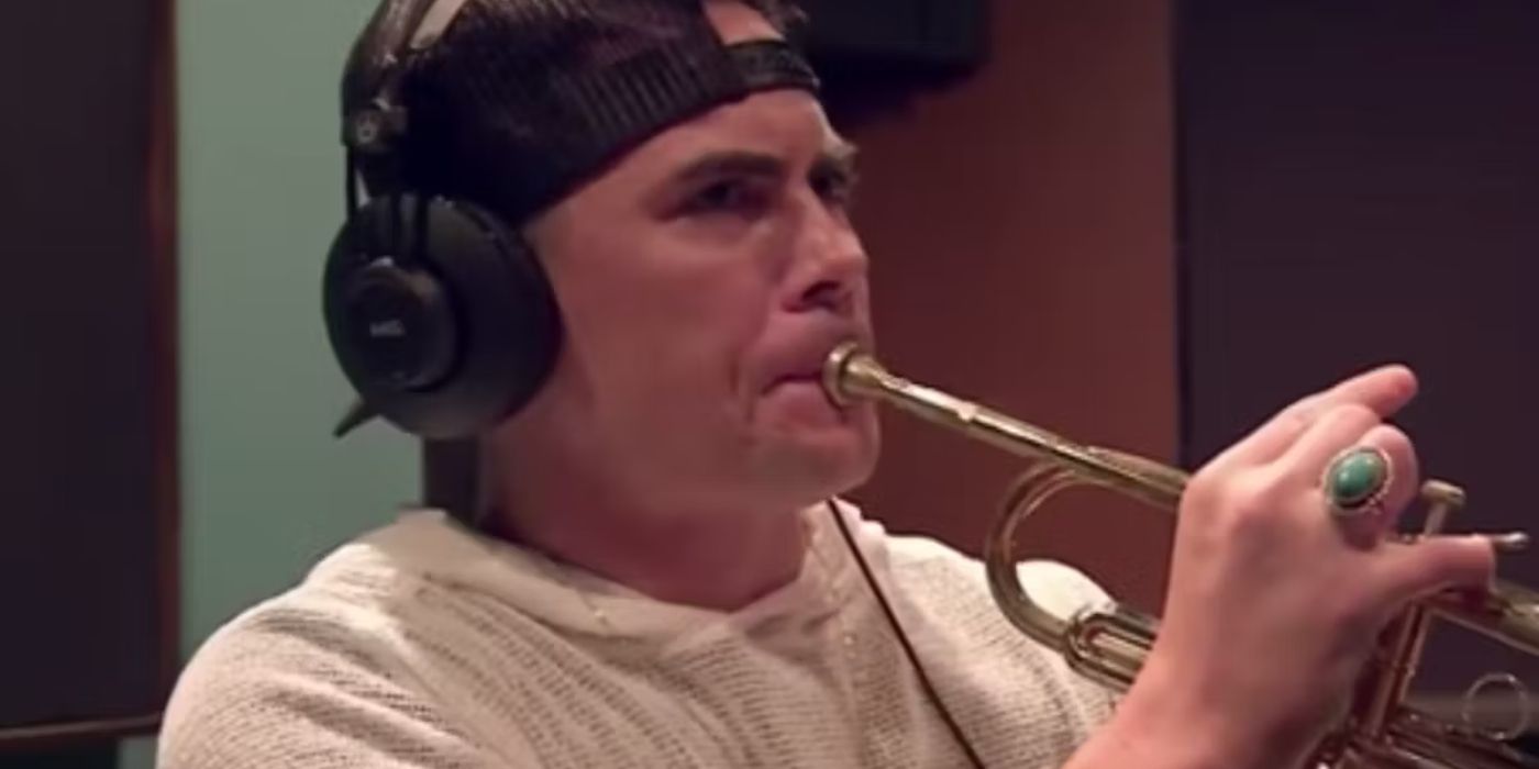 Tom Sandoval plays the trumpet on 'Vanderpump Rules.'