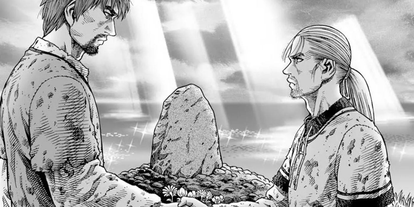 Thorfinn un Einar kratot rokas Vinlanda sāgā