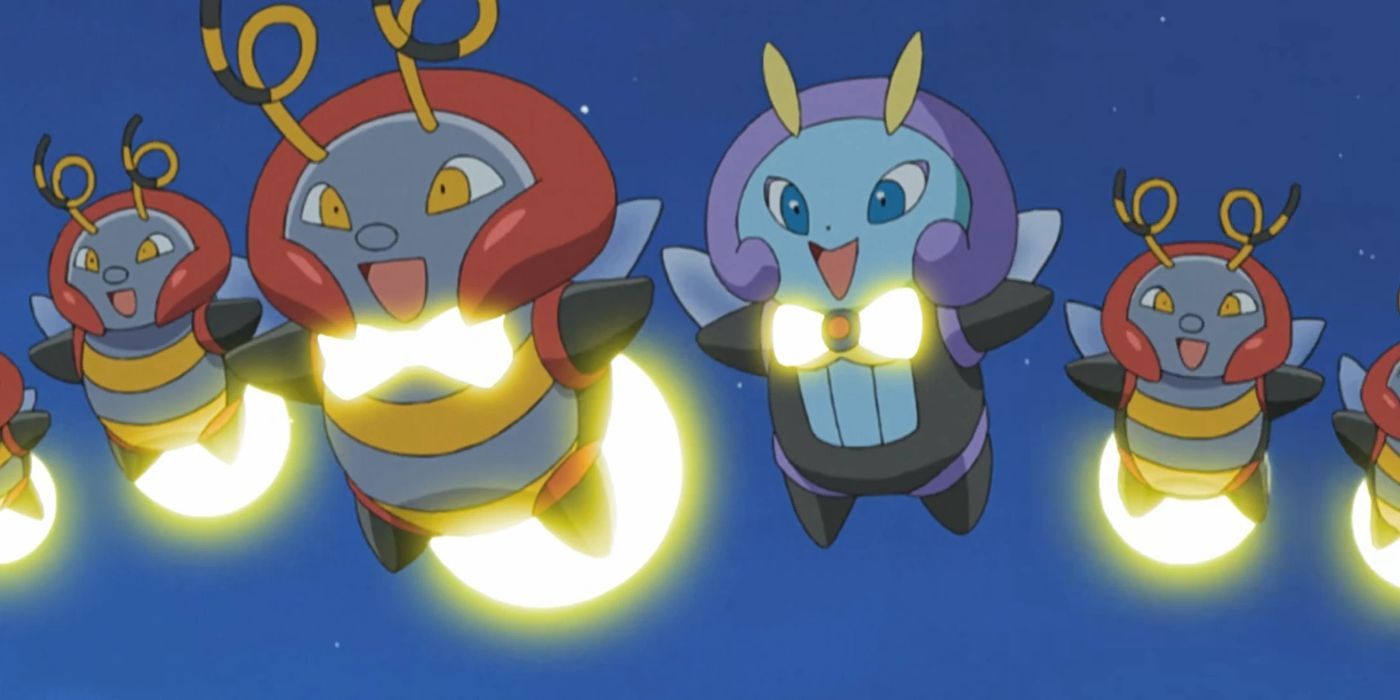 Apgaismojums un volbeat lido Pokemonā