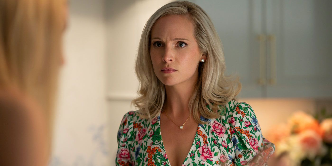 Candice King looking sternly at someone in We Were Liars Season 1, Episode 4.