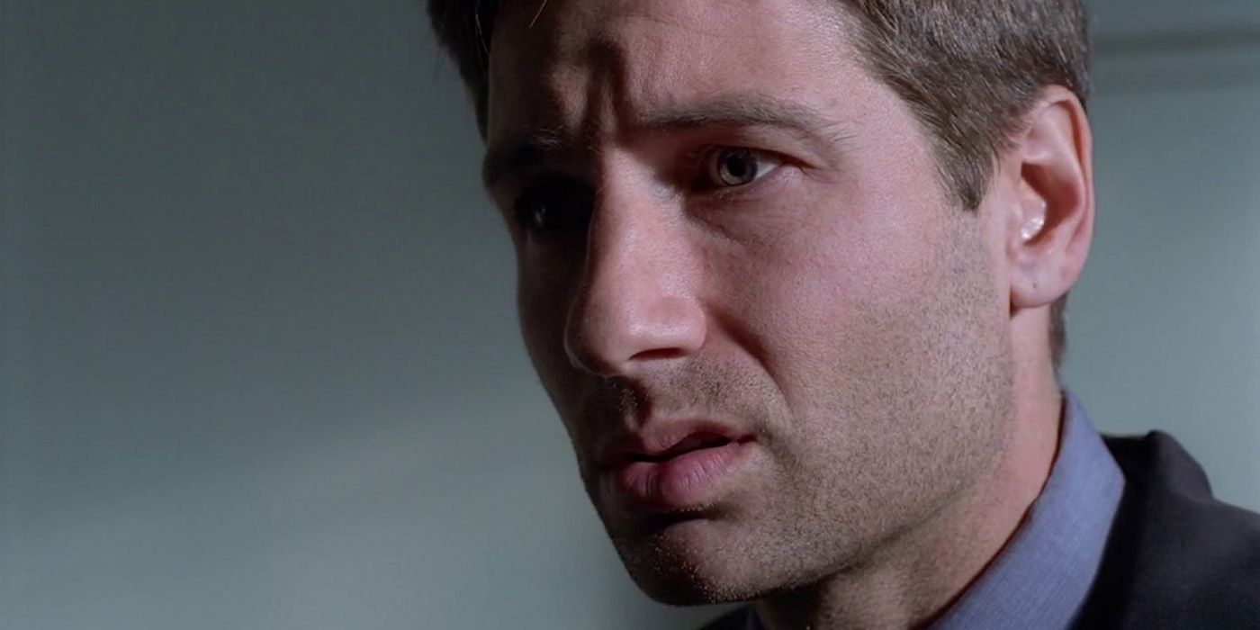 Fox Mulder (David Duchovny) looks disgusted in 'The X-Files' episode "End Game"