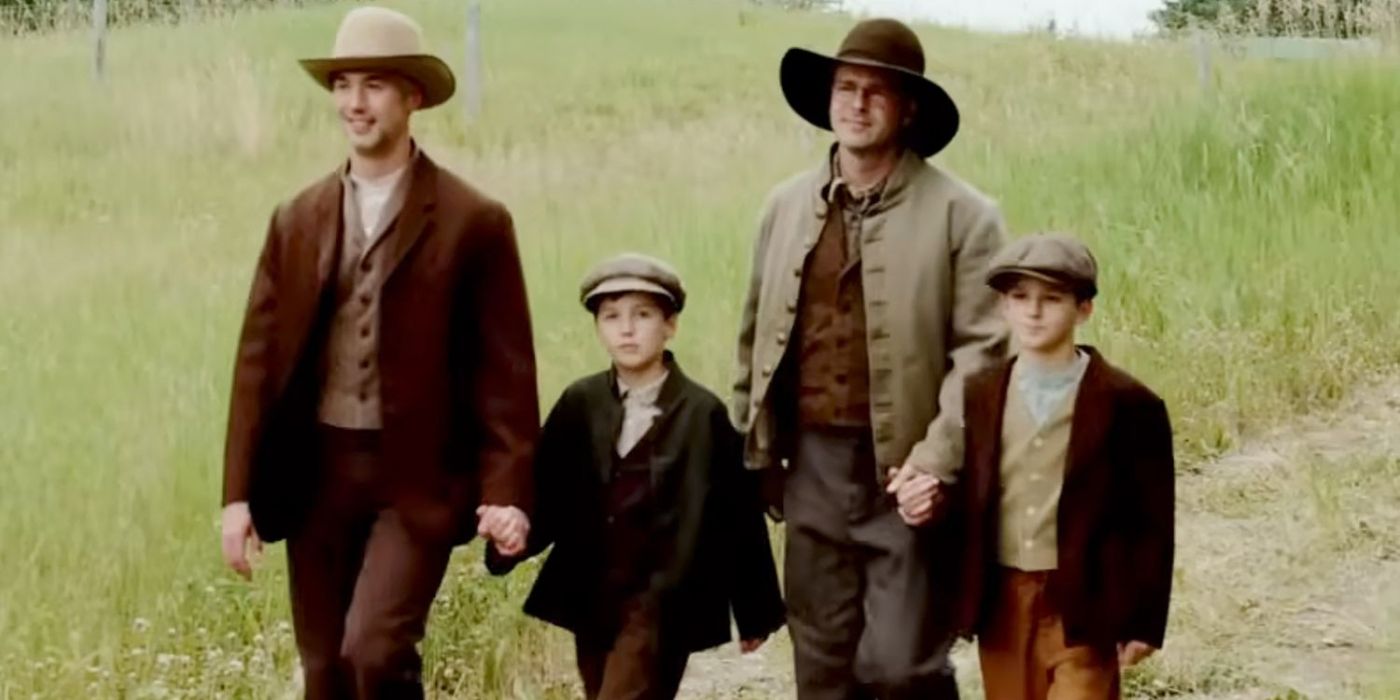 The Hanna-Riggs family on 'Back to the Frontier.'
