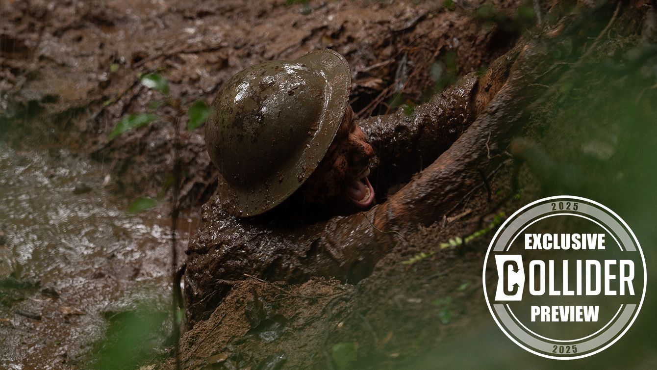 Joel Nankervis in the trenches in Beast of War