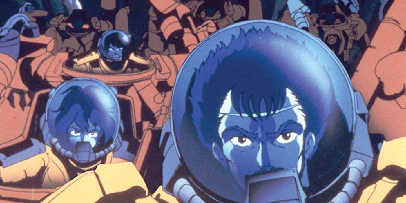 A group of astronaut's from the anime Dallos