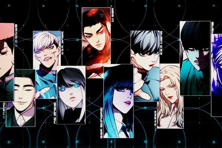 ELECEED anime poster featuring a collage of characters