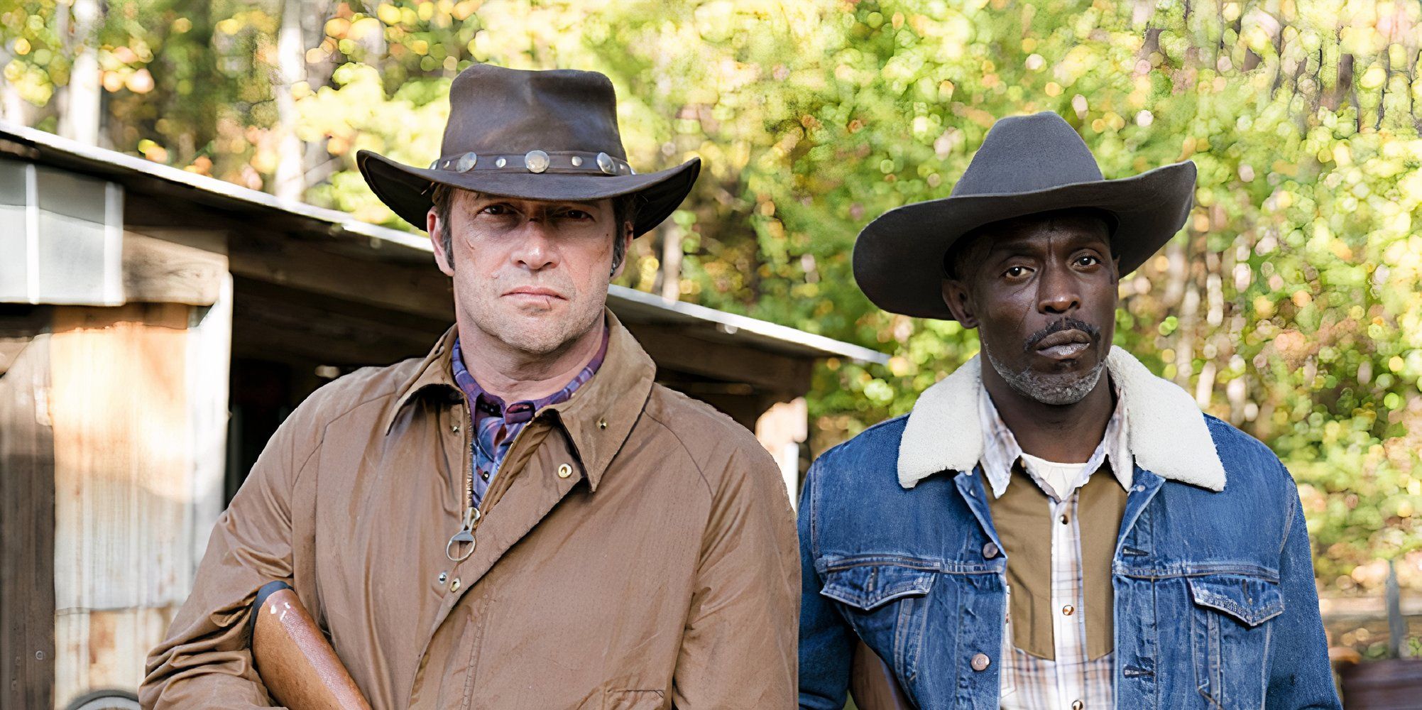 James Purefoy as Hap and Michael K. Williams as Leonard in Hap and Leonard
