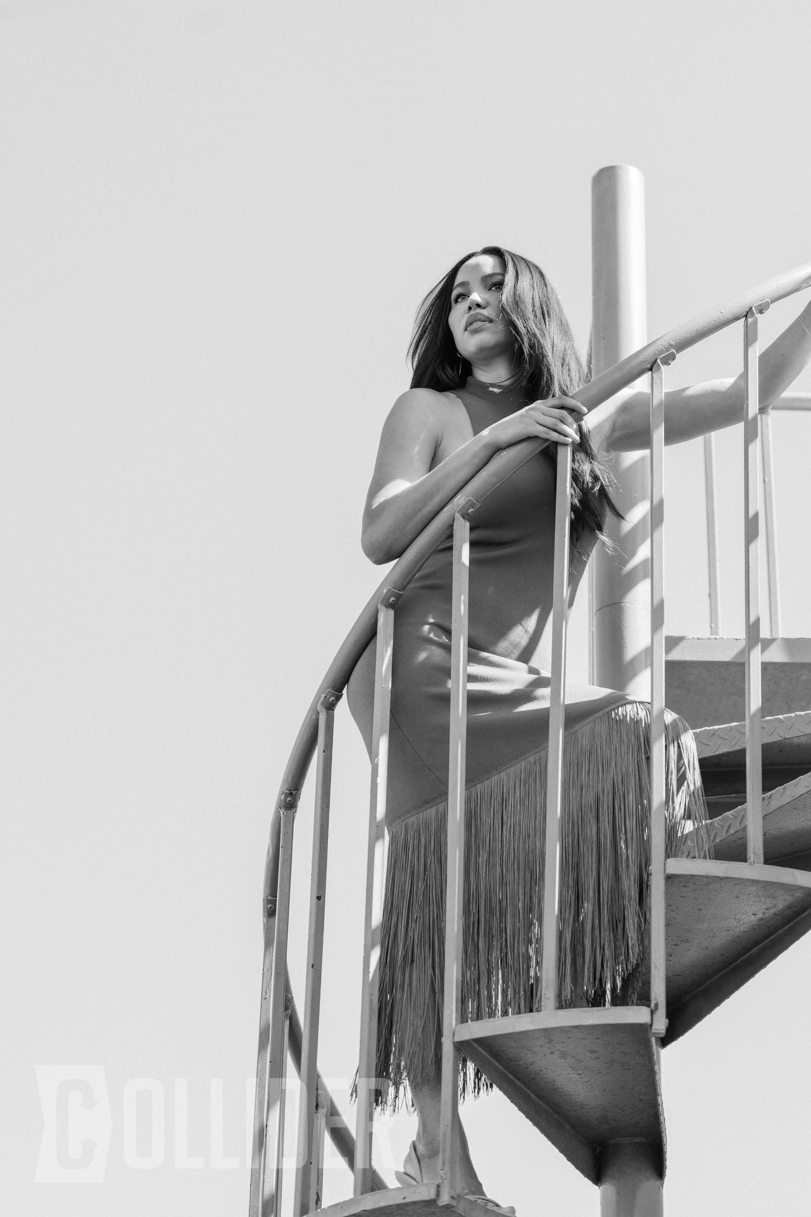 Jurnee Smollett photographed by Hamish Robertson for Collider in Los Angeles on June 18, 2025.