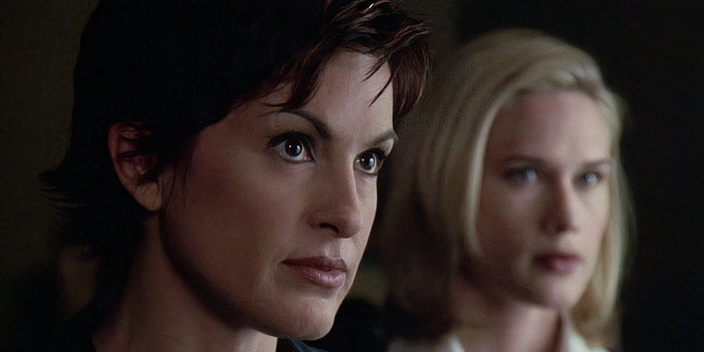 Mariska Hargitay as Benson and Stephanie March as Alexandra Cabot in Law & Order: SVU