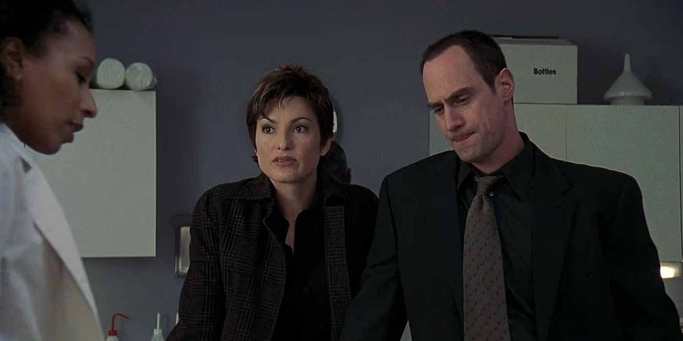 Mariska Hargitay's Benson and Christopher Meloni's Stabler in Law & Order: SVU